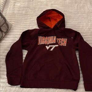 Virginia Tech Colosseum Maroon and Orange Hoodie